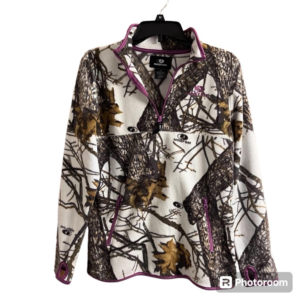 MOSSY OAK 1/4 zip fleece